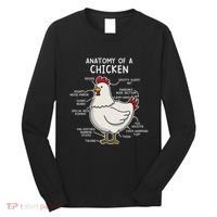 Anatomy Of A Chicken Country Farm Long Sleeve Shirt thumb 0