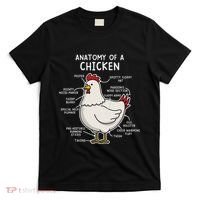 Anatomy Of A Chicken Country Farm T-Shirt thumb 0
