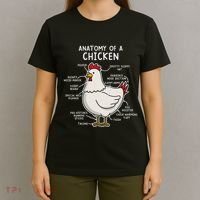 Anatomy Of A Chicken Country Farm T-Shirt thumb 4