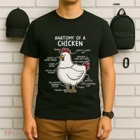 Anatomy Of A Chicken Country Farm T-Shirt thumb 6