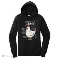 Anatomy Of A Chicken Country Farm Women's Hoodie thumb 0