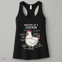 Anatomy Of A Chicken Country Farm Women's Tank Top thumb 3
