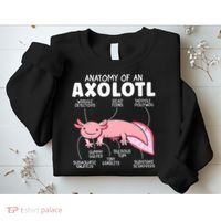 Anatomy Of An Askolotl Owner Mexican Walking Fish Lover  Sweatshirt thumb 2