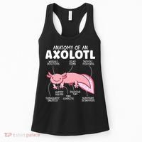 Anatomy Of An Askolotl Owner Mexican Walking Fish Lover  Women's Tank Top thumb 0