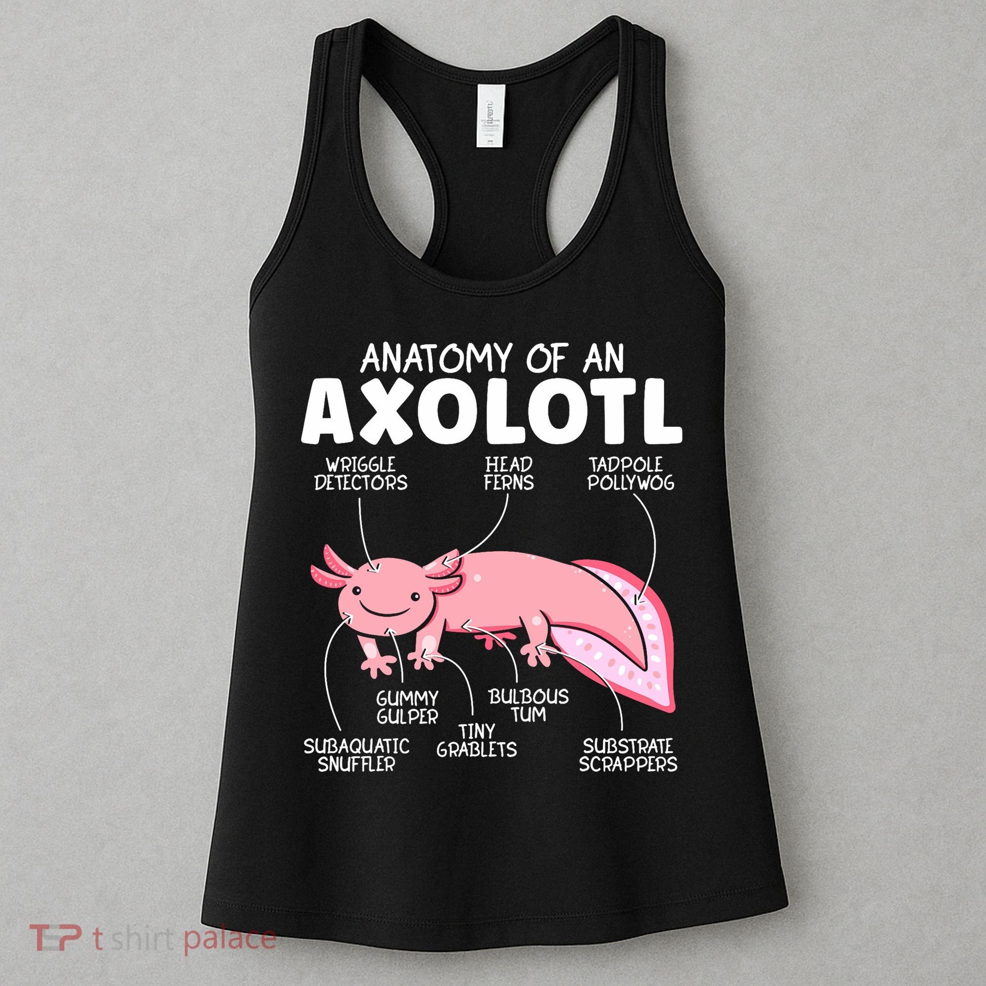 Anatomy Of An Askolotl Owner Mexican Walking Fish Lover  Women's Tank Top