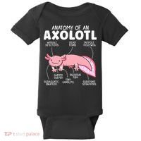 Anatomy Of An Askolotl Owner Mexican Walking Fish Lover  Baby Bodysuit thumb 0