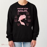 Anatomy Of An Axolotl Mexican Salamander Gift Women's Sweatshirt thumb 0