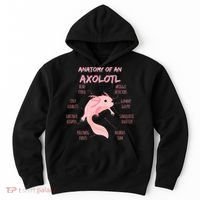 Anatomy Of An Axolotl Mexican Salamander Gift Hoodie thumb 0