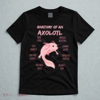 Anatomy Of An Axolotl Mexican Salamander Gift T-Shirt thumb 5