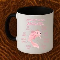 Anatomy Of An Axolotl Mexican Salamander Gift Coffee Mug thumb 2