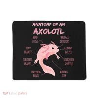 Anatomy Of An Axolotl Mexican Salamander Gift Mousepad thumb 0