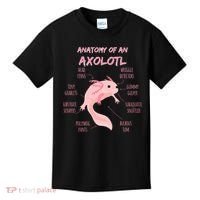 Anatomy Of An Axolotl Mexican Salamander Gift Kids T-Shirt thumb 0