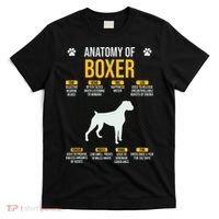 Anatomy Of Boxer Dog Lover Funny T-Shirt thumb 0
