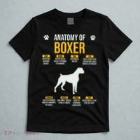 Anatomy Of Boxer Dog Lover Funny T-Shirt thumb 5