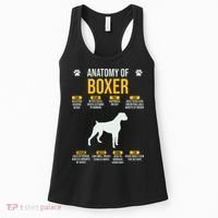 Anatomy Of Boxer Dog Lover Funny Women's Tank Top thumb 0