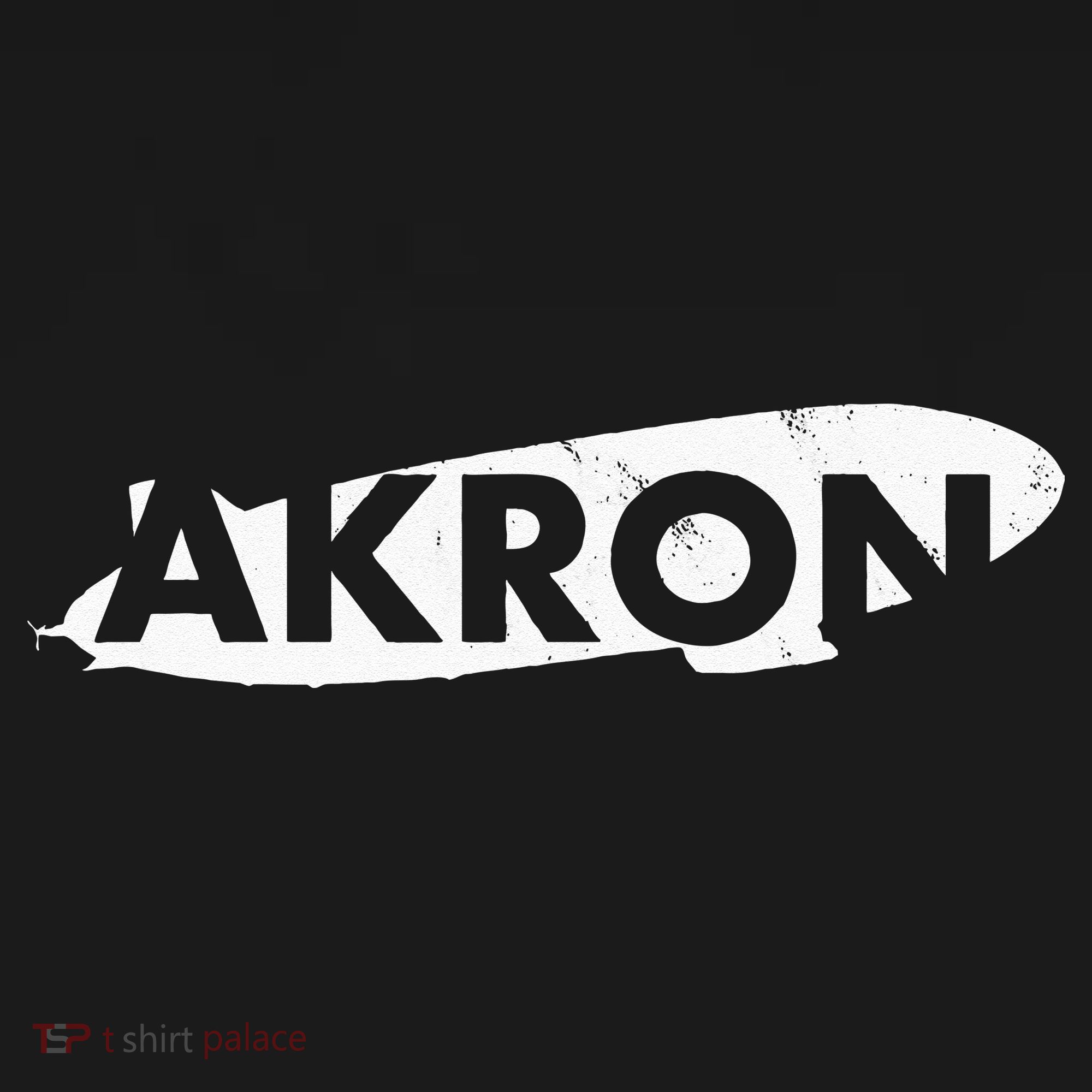 Akron Ohio Blimp Over Summit County Vintage Distressed Style T-Shirt