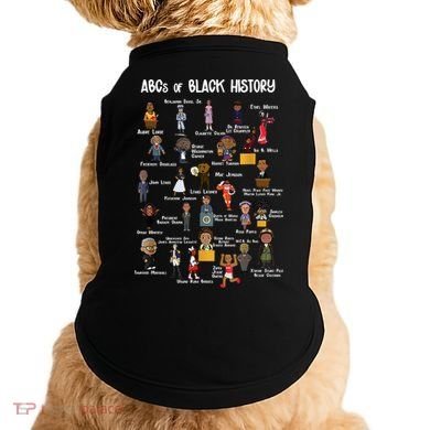 ABCs Of Black History Doggie Tank