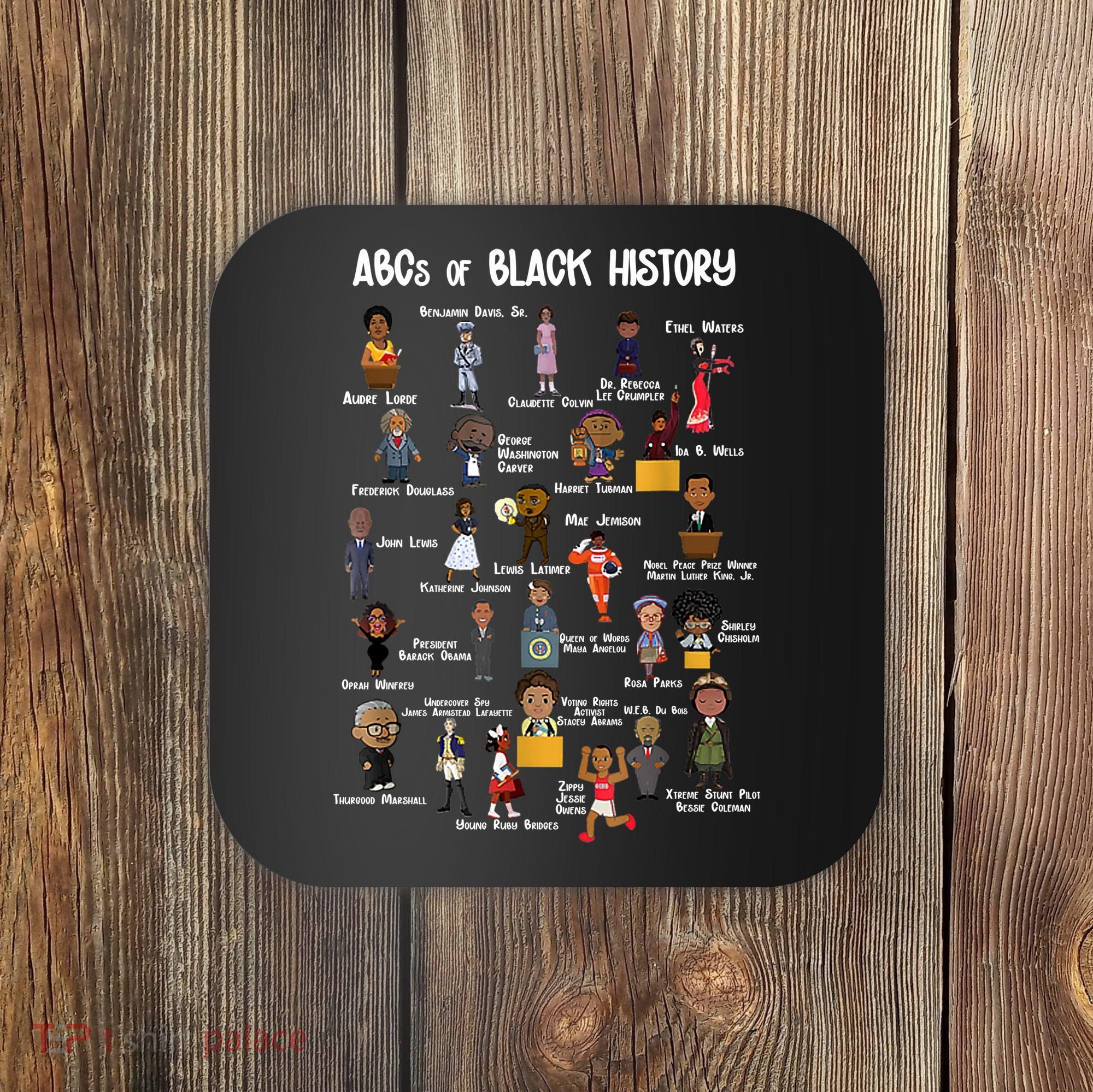 ABCs Of Black History Coaster
