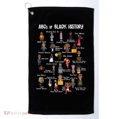 ABCs Of Black History Golf Towel