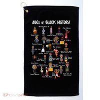 ABCs Of Black History Golf Towel thumb 0