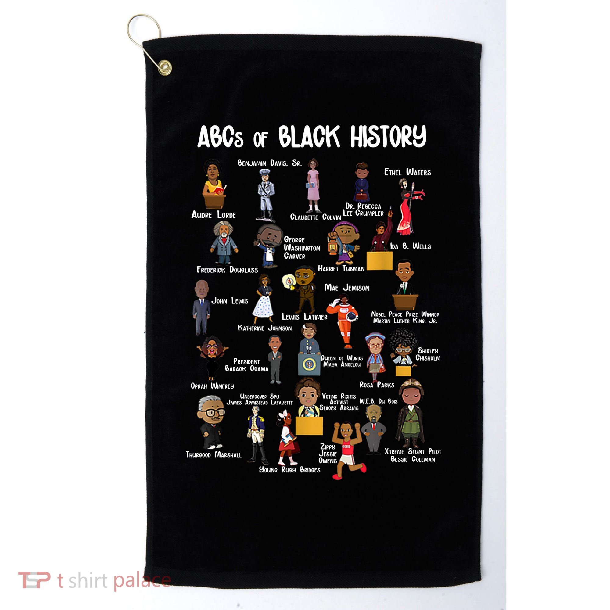 ABCs Of Black History Golf Towel
