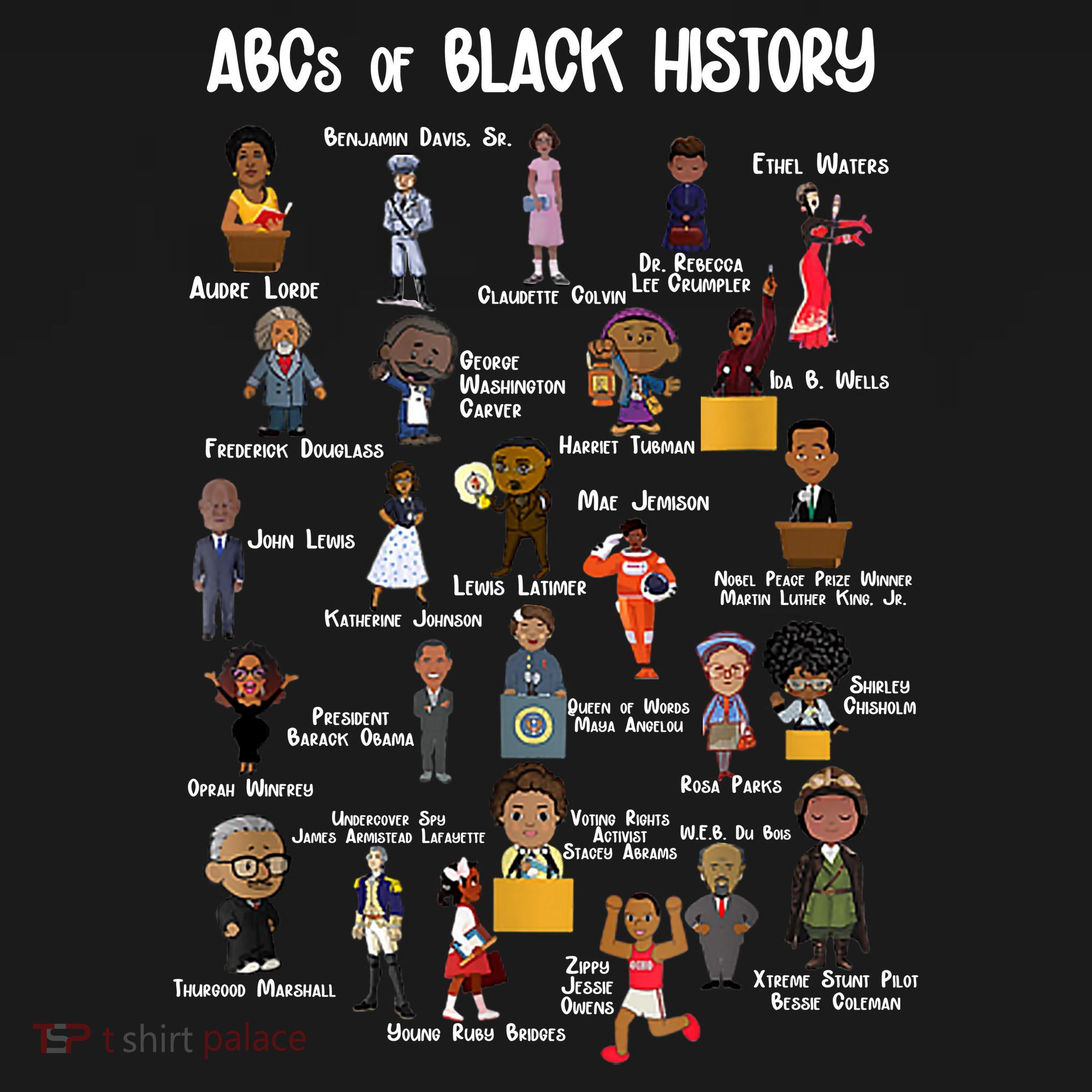 ABCs Of Black History Toddler T-Shirt