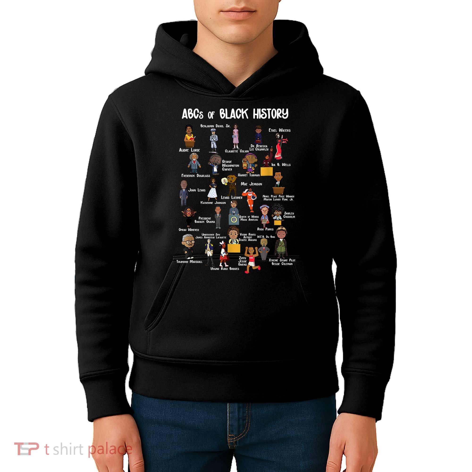 ABCs Of Black History Kids Hoodie