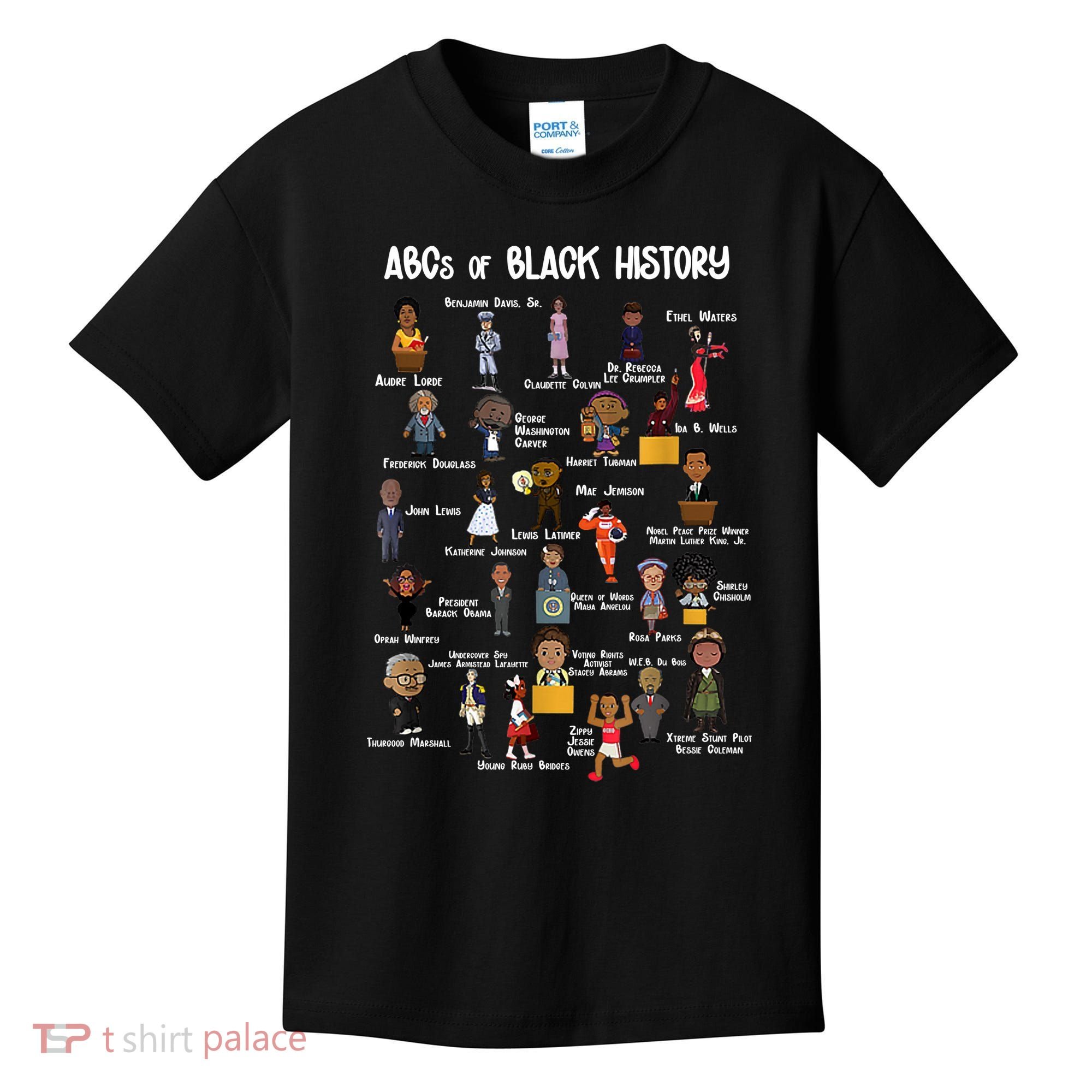 ABCs Of Black History Kids T-Shirt