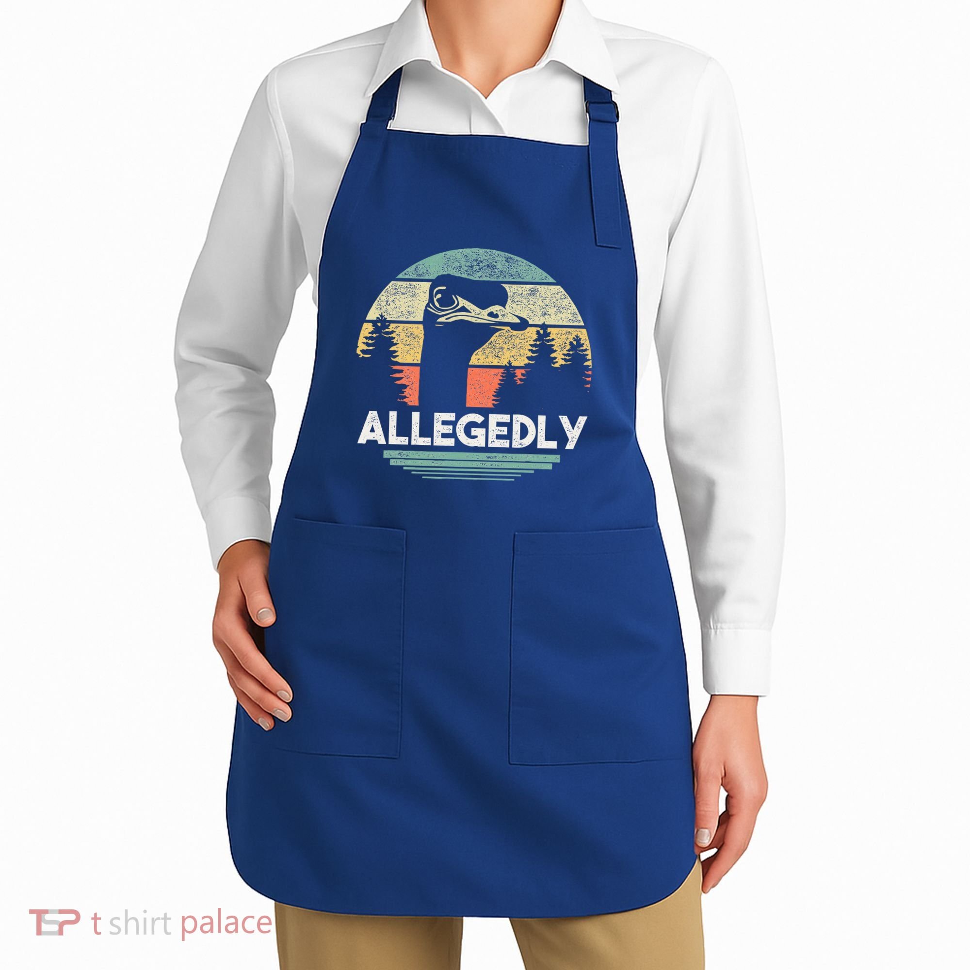 Allegedly Ostrich Bird Lover Apron