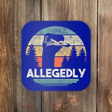 Allegedly Ostrich Bird Lover Coaster