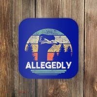 Allegedly Ostrich Bird Lover Coaster thumb 0