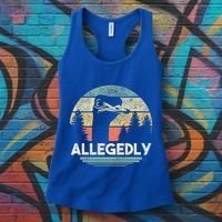 Allegedly Ostrich Bird Lover Women's Tank Top thumb 3