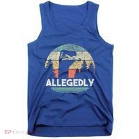 Allegedly Ostrich Bird Lover Tank Top thumb 0