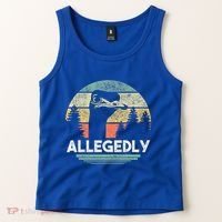 Allegedly Ostrich Bird Lover Tank Top thumb 2