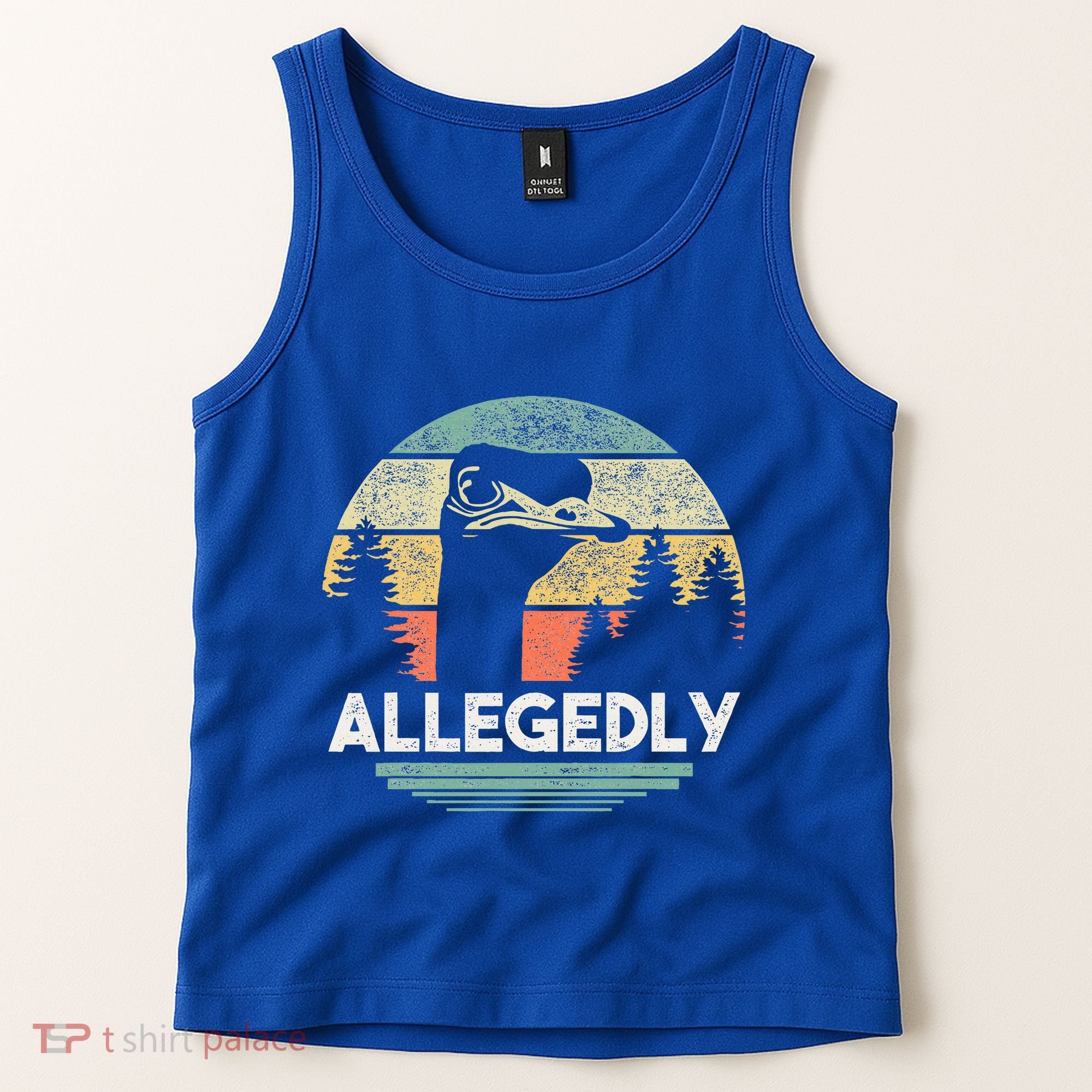 Allegedly Ostrich Bird Lover Tank Top