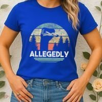 Allegedly Ostrich Bird Lover Women's T-Shirt thumb 2