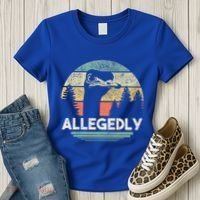 Allegedly Ostrich Bird Lover Women's T-Shirt thumb 3