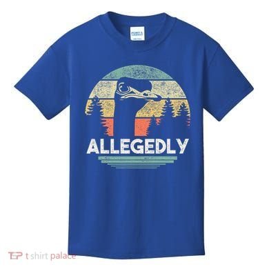 Allegedly Ostrich Bird Lover Kids T-Shirt