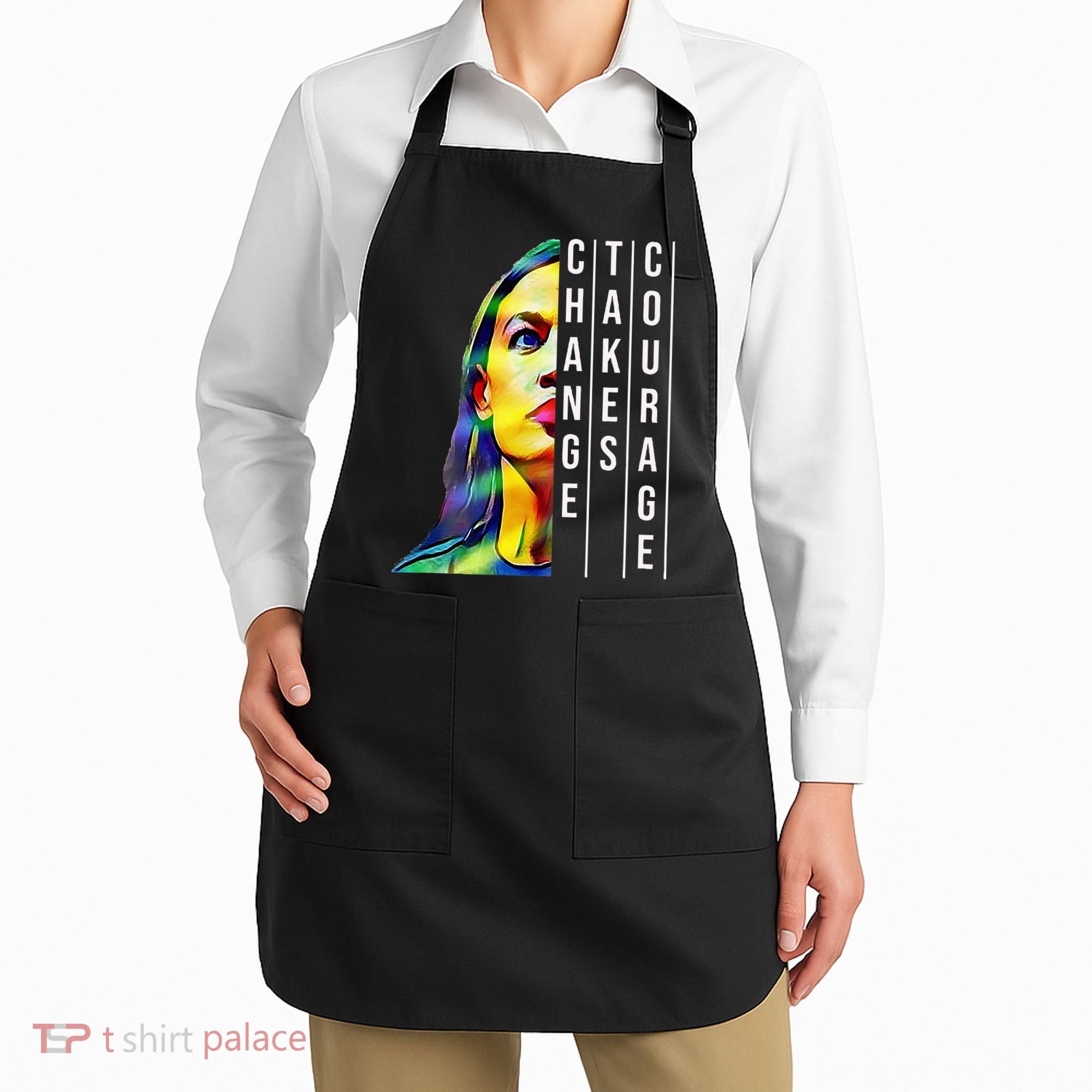 Alexandria Ocasio Cortez Aoc Feminist Political Apron