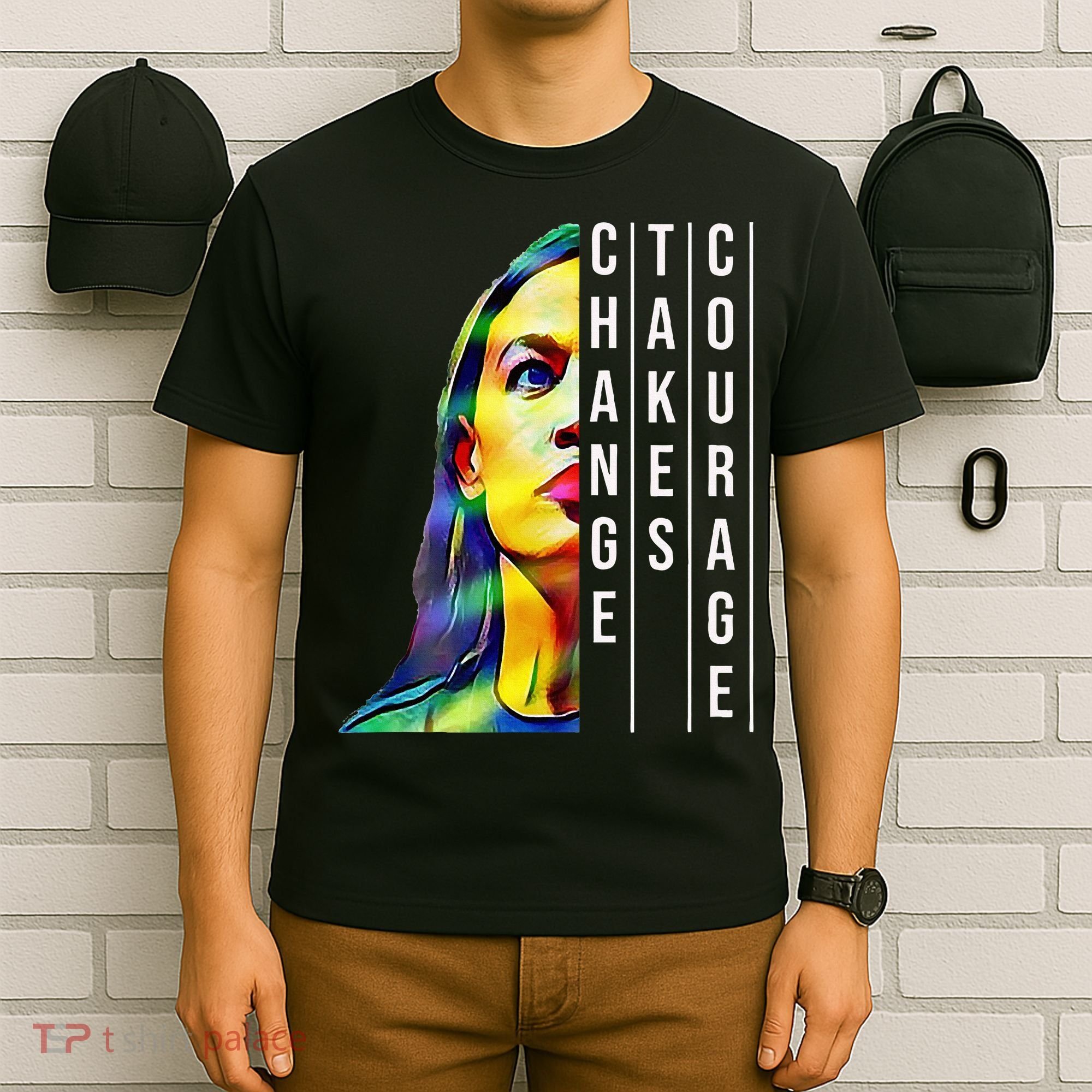 Alexandria Ocasio Cortez Aoc Feminist Political T-Shirt