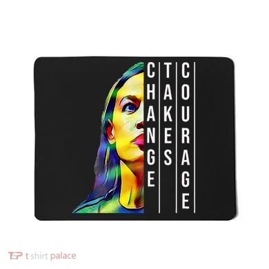 Alexandria Ocasio Cortez Aoc Feminist Political Mousepad