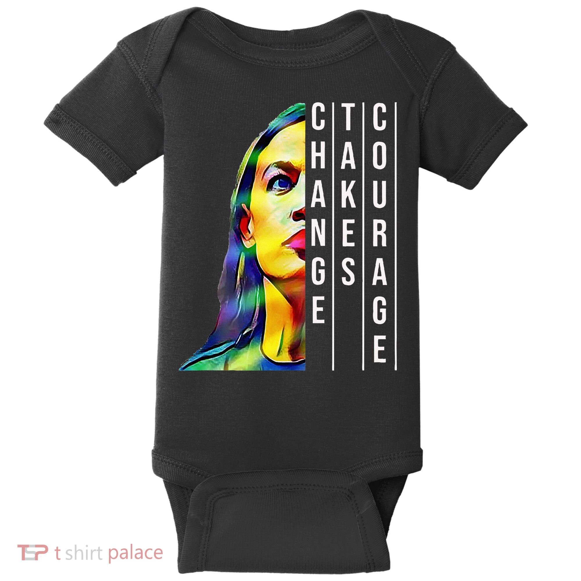 Alexandria Ocasio Cortez Aoc Feminist Political Baby Bodysuit