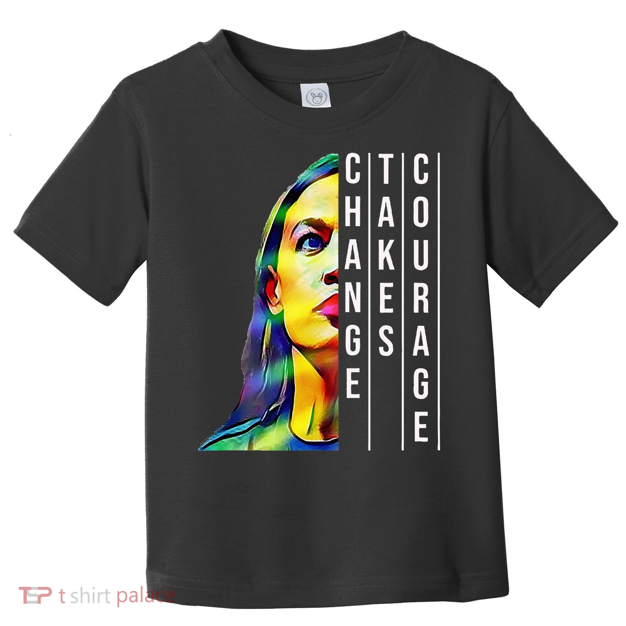Alexandria Ocasio Cortez Aoc Feminist Political Toddler T-Shirt