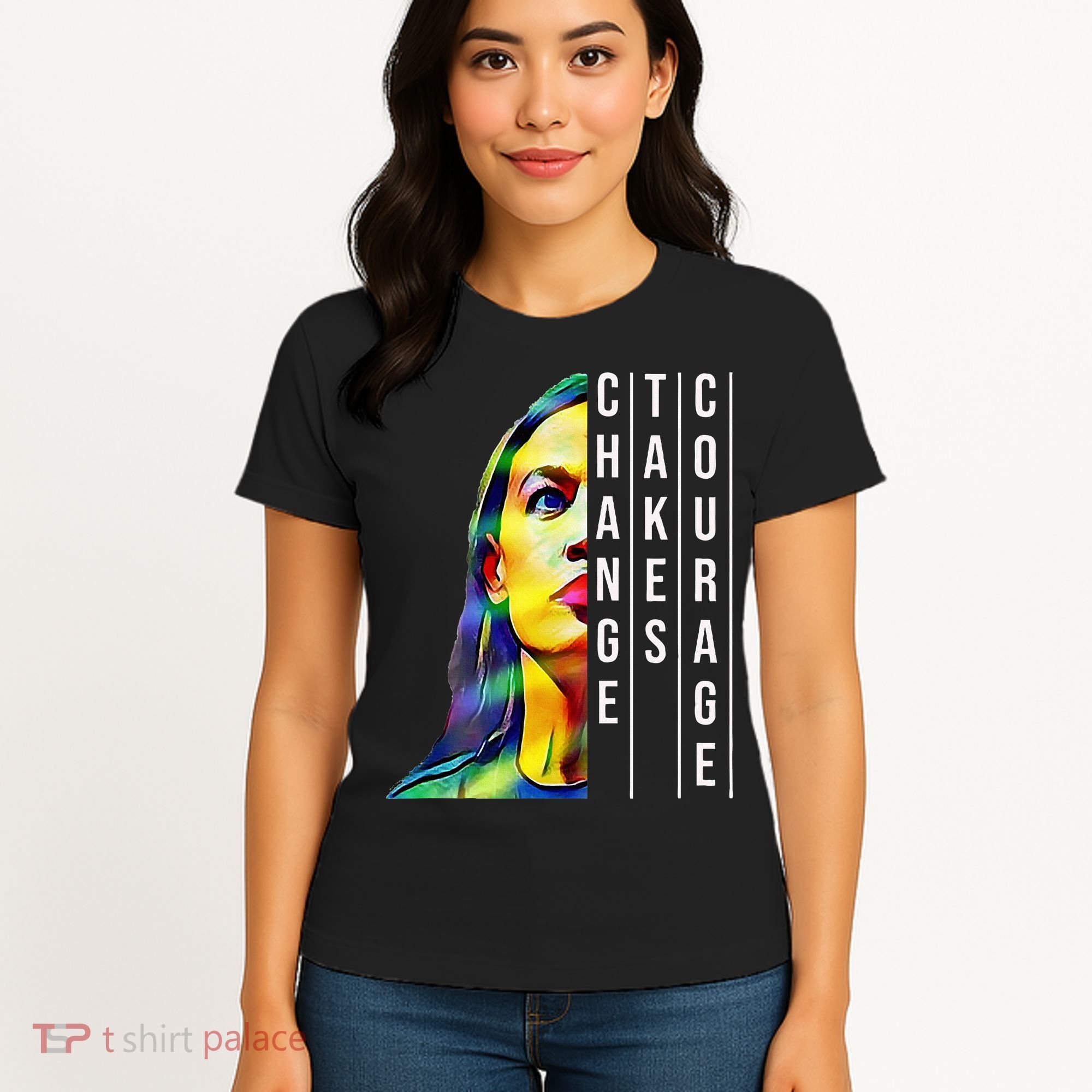 Alexandria Ocasio Cortez Aoc Feminist Political Women's T-Shirt