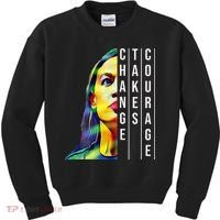 Alexandria Ocasio Cortez Aoc Feminist Political Kids Sweatshirt thumb 0