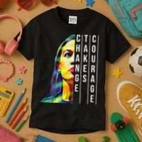 Alexandria Ocasio Cortez Aoc Feminist Political Kids T-Shirt thumb 3