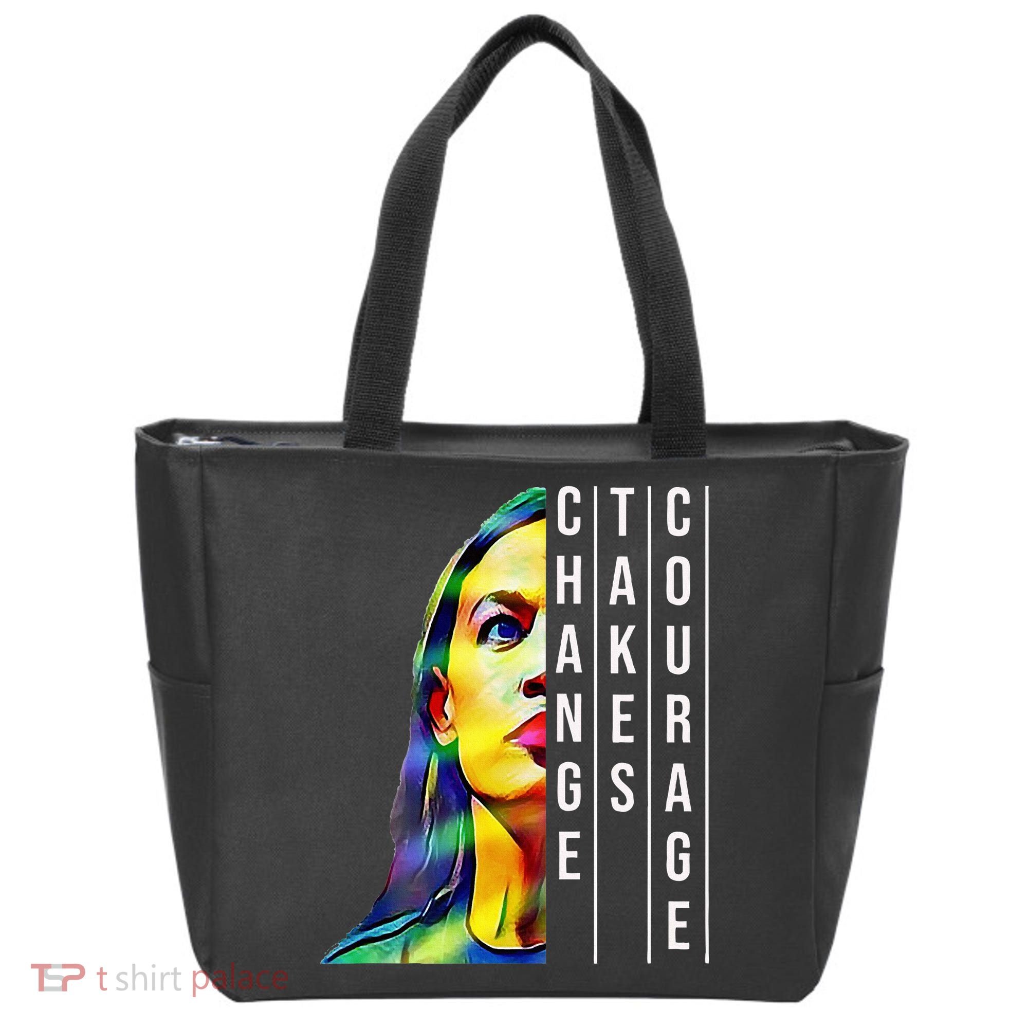 Alexandria Ocasio Cortez Aoc Feminist Political Tote Bag