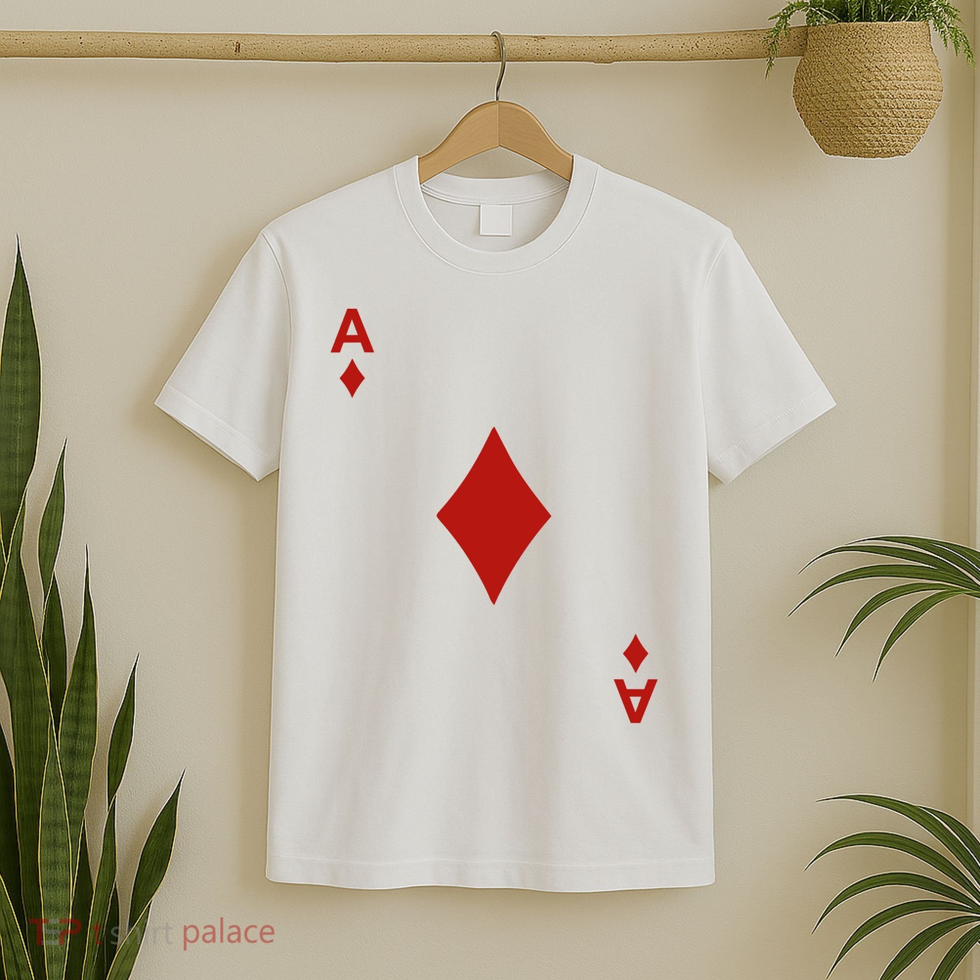 Ace Of Diamond Shirt Blackjack Cards Poker 21 A Shirt T-Shirt