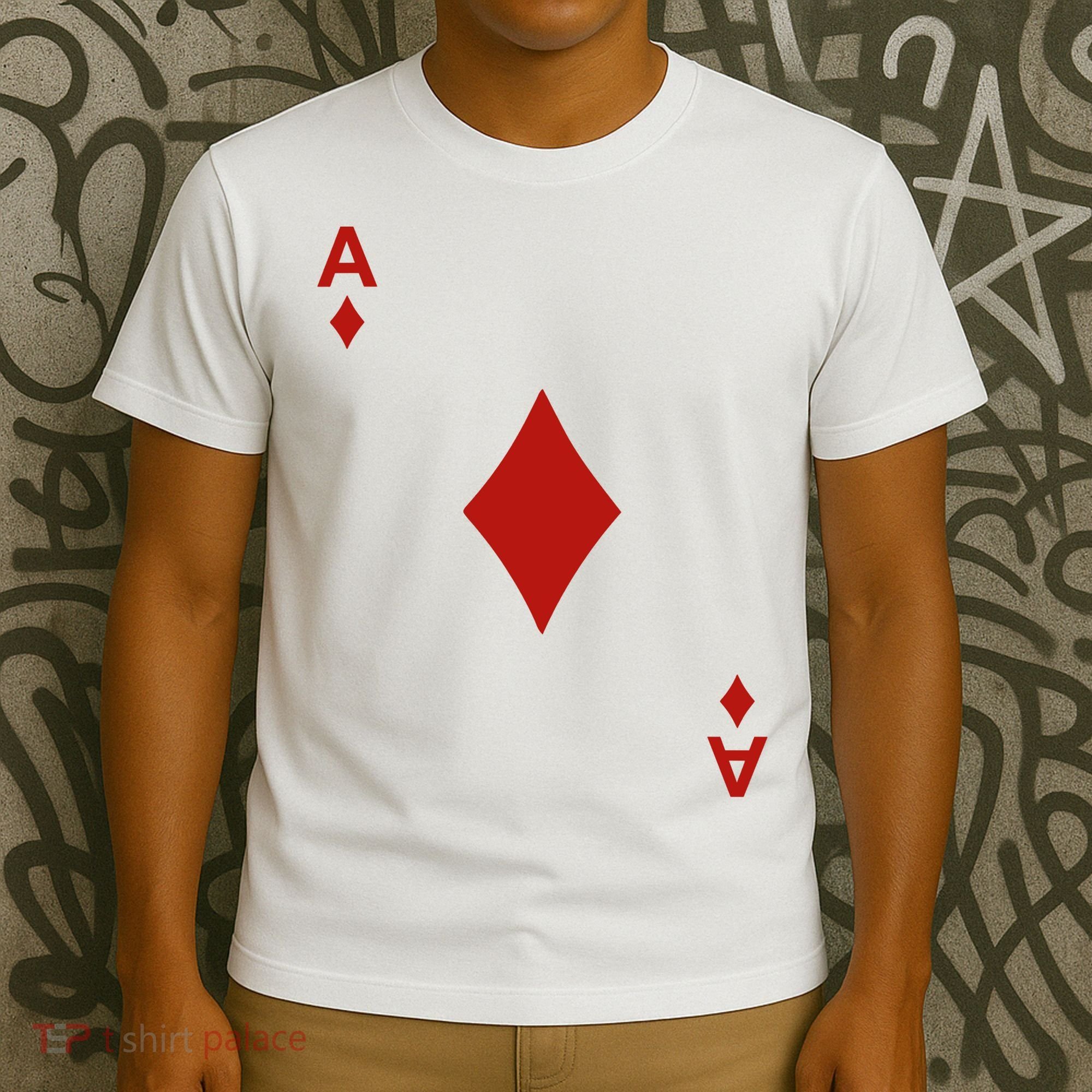 Ace Of Diamond Shirt Blackjack Cards Poker 21 A Shirt T-Shirt