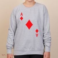 Ace Of Diamonds Playing Card Women's Sweatshirt thumb 0